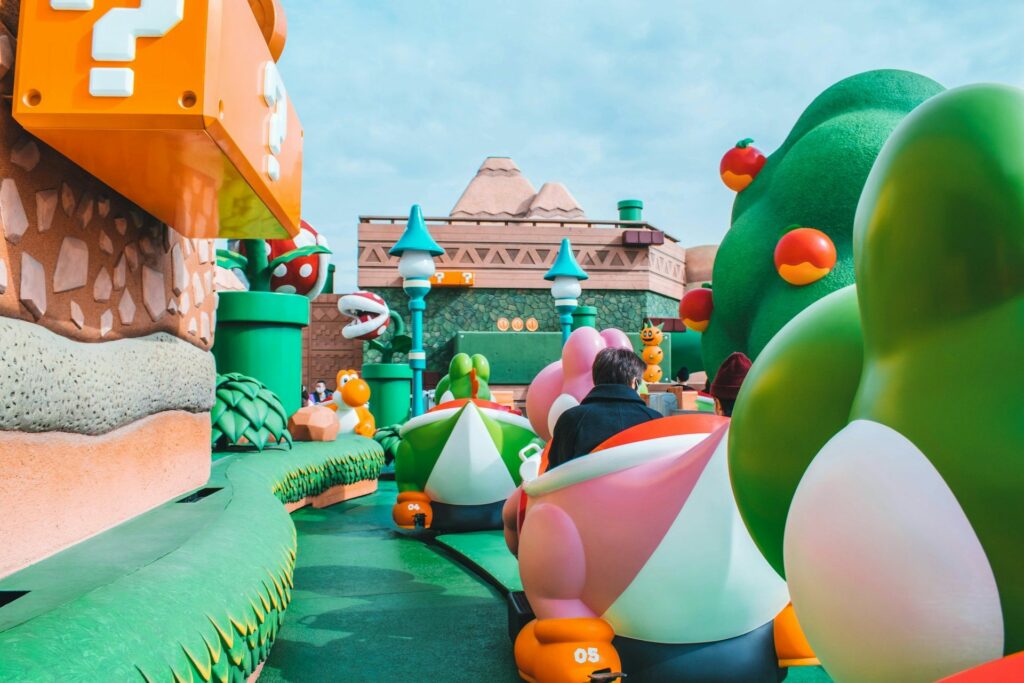 Koopa Troopa ride in Super Nintendo World