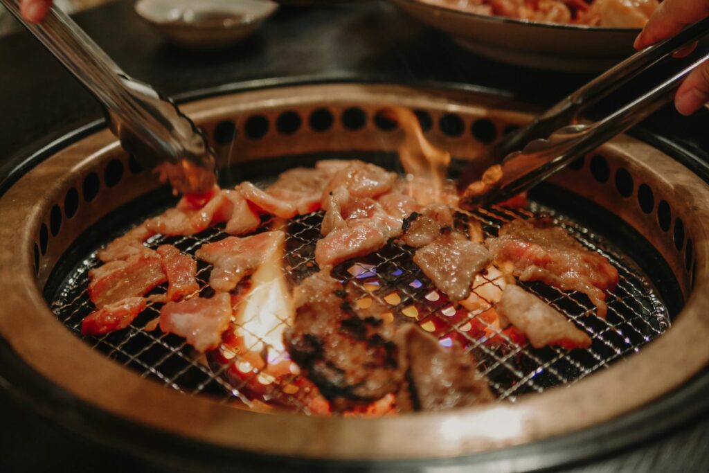 Yakiniku grilling experience