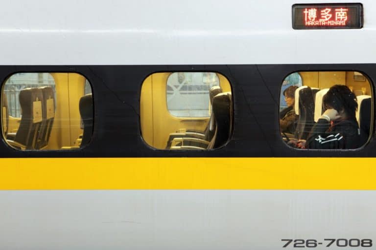 Spacious seats shinkansen