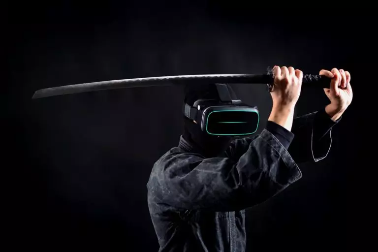 VR ninja sword