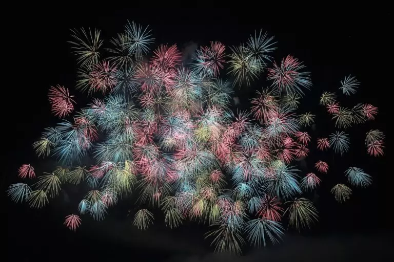 Fireworks colorful