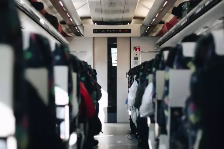 On shinkansen bullet train