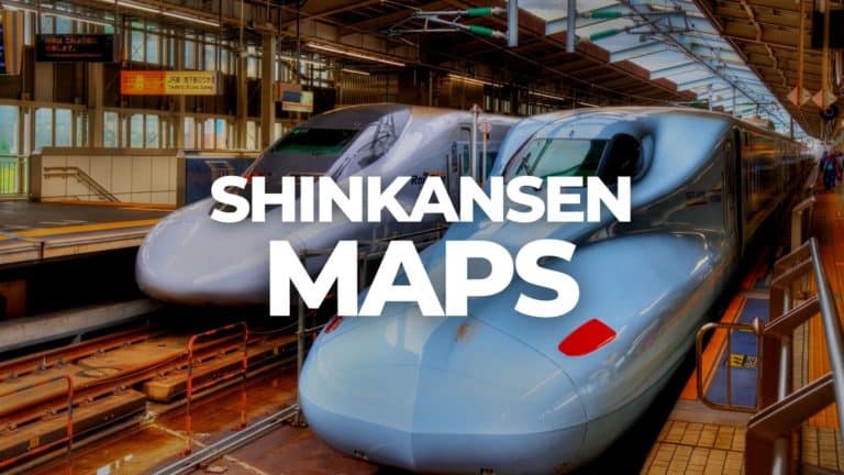 mapas del shinkansen
