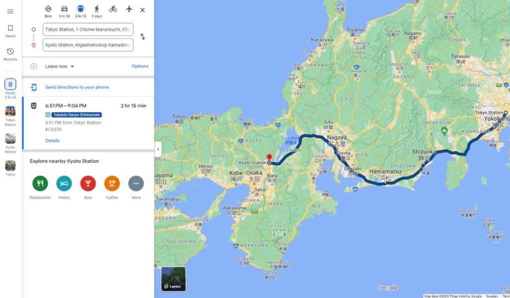 navigation google maps