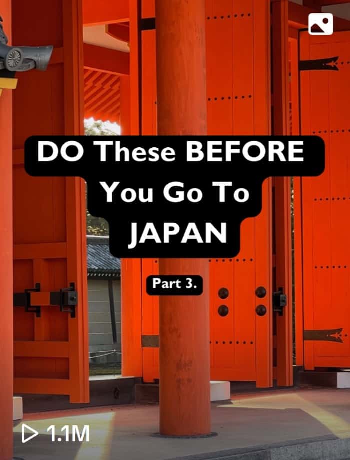 do before japan